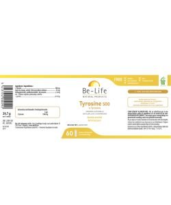 Tyrosine 500, 60 gélules